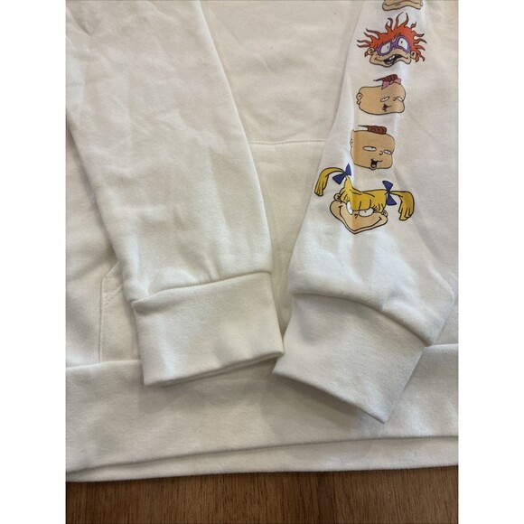 Art Class Boys Size 8 Rugrats  Ivory Graphic  Hoodie NWT Kangaroo Pouch - Picture 7 of 10